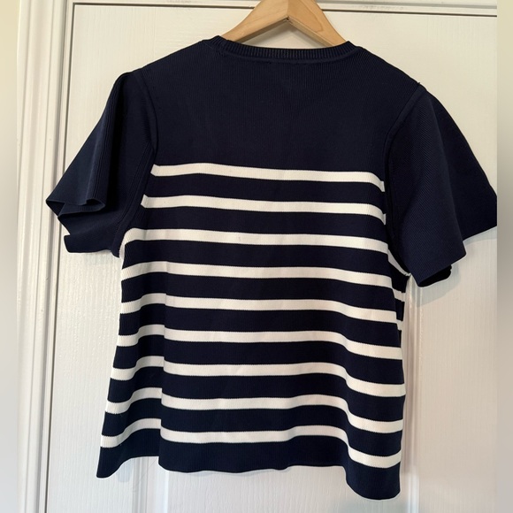 Tuckernuck Navy and White Striped Knit Kirby Top - Picture 14 of 16